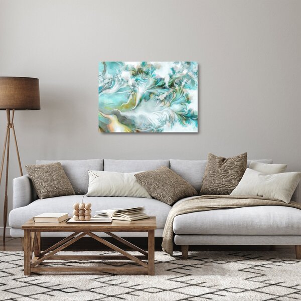 Tablou pe sticlă - Pictura modele abstracte de pictură (70x50 cm)