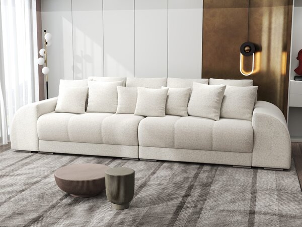 Canapea extensibilă dumonde cu 2 lăzi de depozitare Verona Monte Bej 310x120 cm
