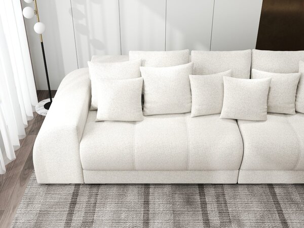 Canapea extensibilă dumonde cu 2 lăzi de depozitare Verona Monte Bej 310x120 cm