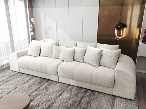 Canapea extensibilă dumonde cu 2 lăzi de depozitare Verona Monte Bej 310x120 cm
