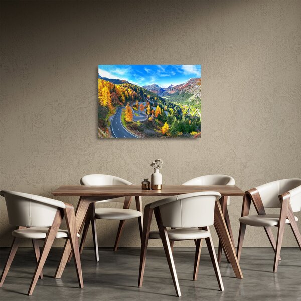 Tablou pe sticlă - Trecătoarea Malay Pass (70x50 cm)