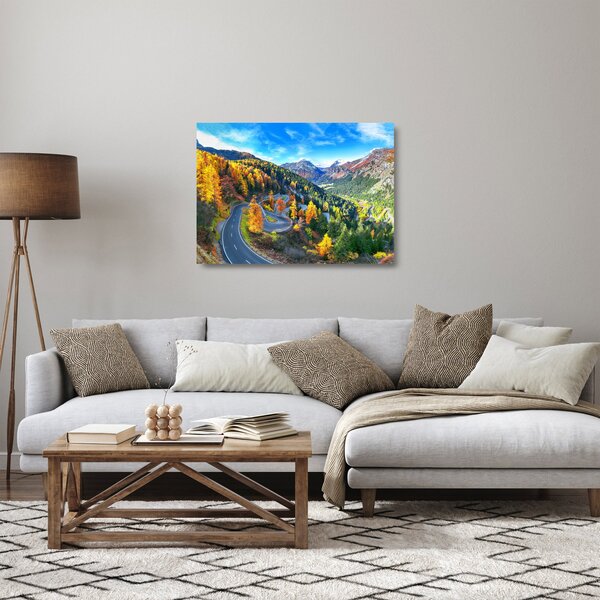 Tablou pe sticlă - Trecătoarea Malay Pass (70x50 cm)