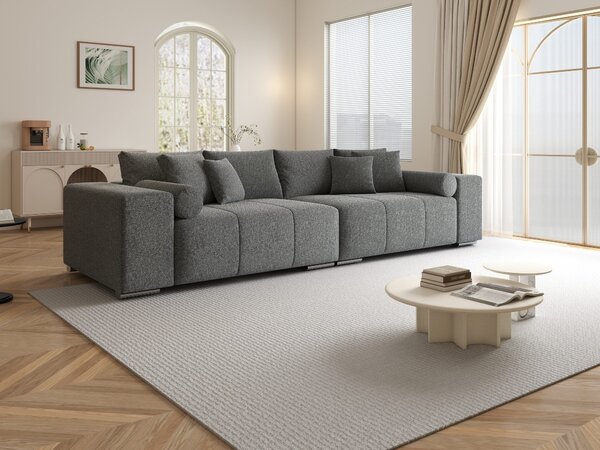 Canapea extensibilă dumonde cu ladă de depozitare Marbela XXL Monte Gri 90 295x120 cm