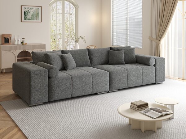 Canapea extensibilă dumonde cu ladă de depozitare Marbela XXL Monte Gri 90 295x120 cm