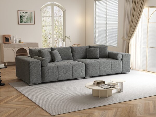 Canapea extensibilă dumonde cu ladă de depozitare Marbela XXL Monte Gri 90 295x120 cm