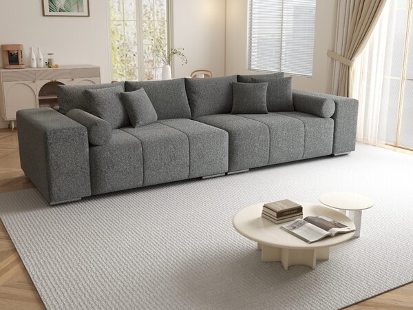 Canapea extensibilă dumonde cu ladă de depozitare Marbela XXL Monte Gri 90 295x120 cm