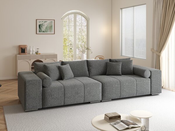 Canapea extensibilă dumonde cu ladă de depozitare Marbela XXL Monte Gri 90 295x120 cm