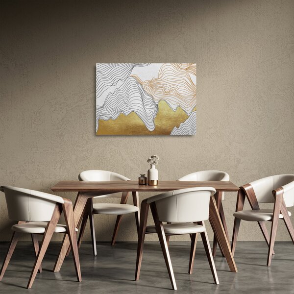 Tablou pe sticlă - Decor III. (70x50 cm)
