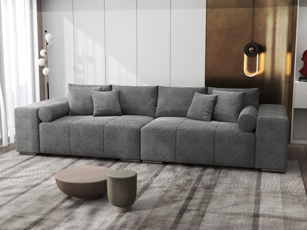 Canapea extensibilă dumonde cu ladă de depozitare Marbela XXL Quelle Gri 92 295x120 cm