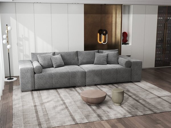 Canapea extensibilă dumonde cu ladă de depozitare Marbela XXL Quelle Gri 92 295x120 cm