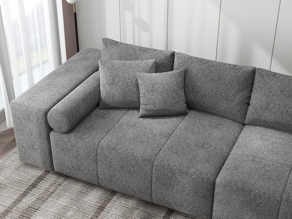 Canapea extensibilă dumonde cu ladă de depozitare Marbela XXL Quelle Gri 92 295x120 cm