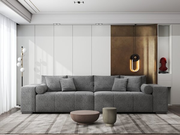 Canapea extensibilă dumonde cu ladă de depozitare Marbela XXL Quelle Gri 92 295x120 cm