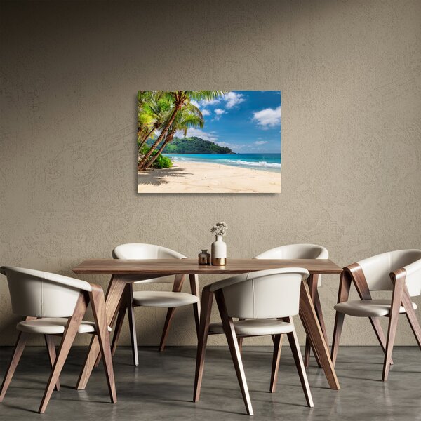 Tablou pe sticlă - Caraibe (70x50 cm)