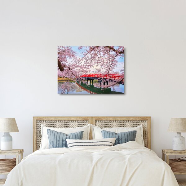 Tablou pe sticlă - Hirosaki, Japonia (70x50 cm)