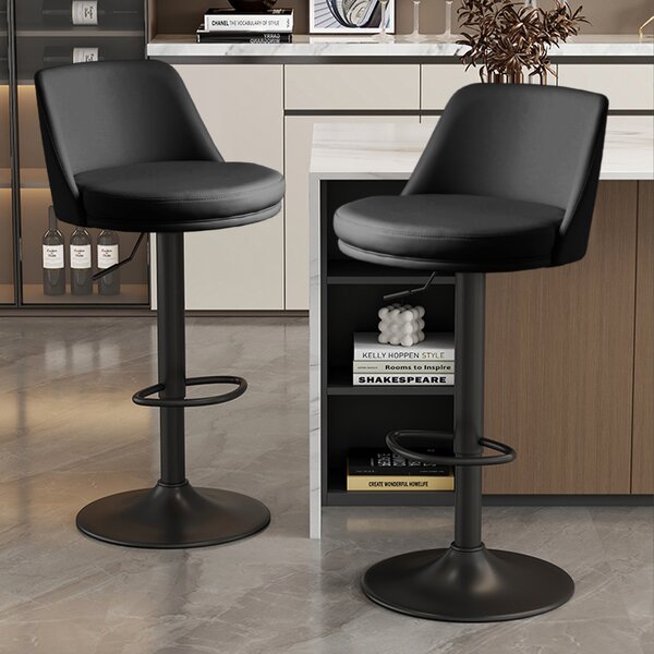 Scaun de bar 2HOME, living, bucatarie, comercial MOVE, negru
