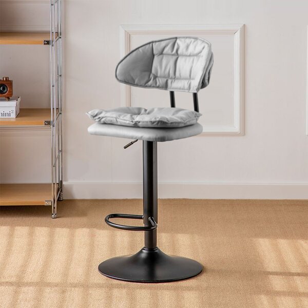 Scaun de bar 2HOME, living, bucatarie, comercial CONFY, Gri