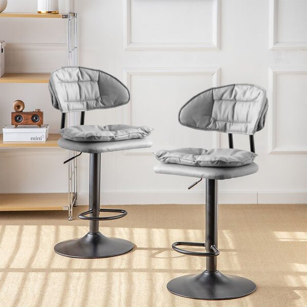 Scaun de bar 2HOME, living, bucatarie, comercial CONFY, Gri