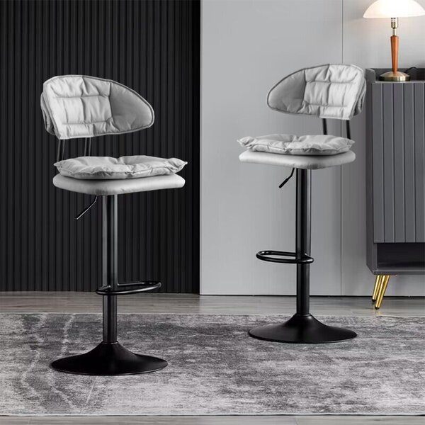 Scaun de bar 2HOME, living, bucatarie, comercial CONFY, Gri
