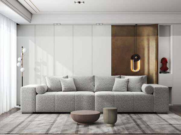 Canapea extensibilă dumonde cu ladă de depozitare Marbela XXL Arena Gri 295x120 cm