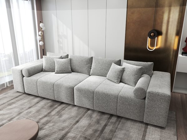 Canapea extensibilă dumonde cu ladă de depozitare Marbela XXL Arena Gri 295x120 cm