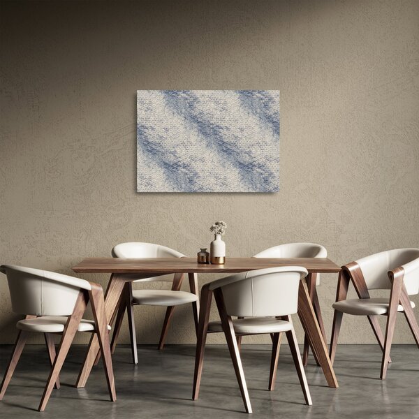 Tablou pe sticlă - Model de valuri (70x50 cm)