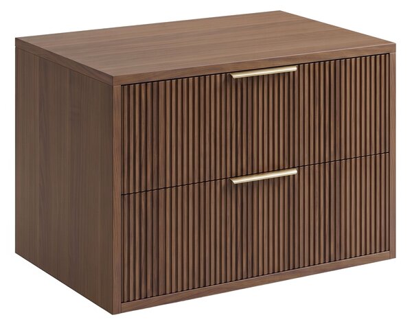 Dulap baie pentru lavoar Rea Mono 60cm Brown