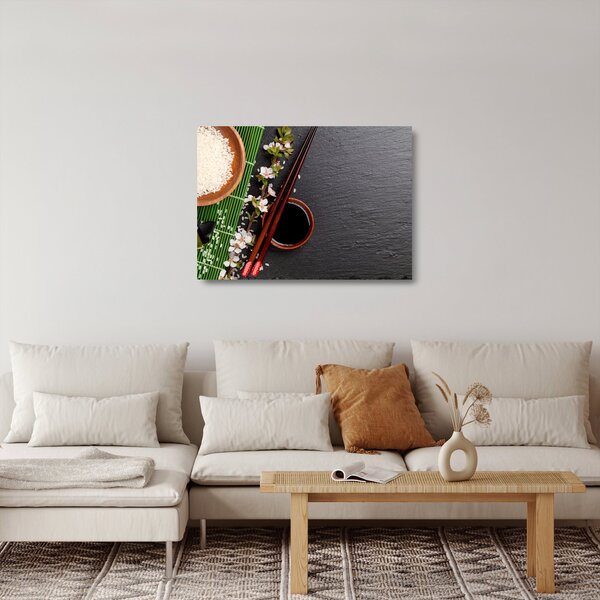 Tablou pe sticlă - Sushi (70x50 cm)