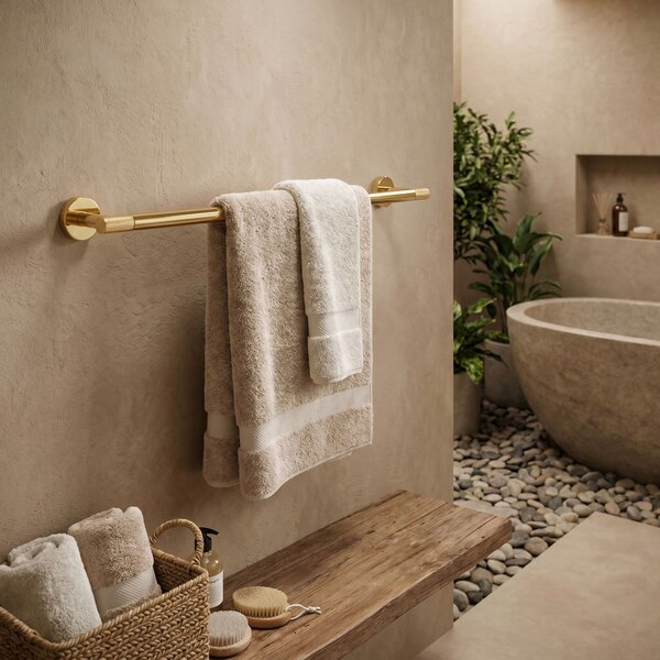 Cuier de baie 6603 Modern Gold