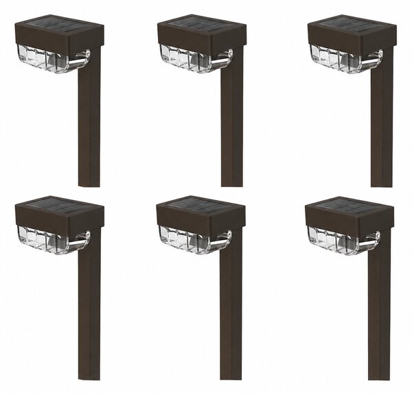 Set 12 lampi solare, lumina alb cald