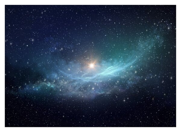 Tablou pe sticlă - Stele și nebuloase (70x50 cm)