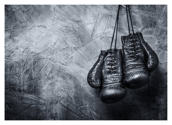 Tablou pe sticlă - Mănuși de box (70x50 cm)