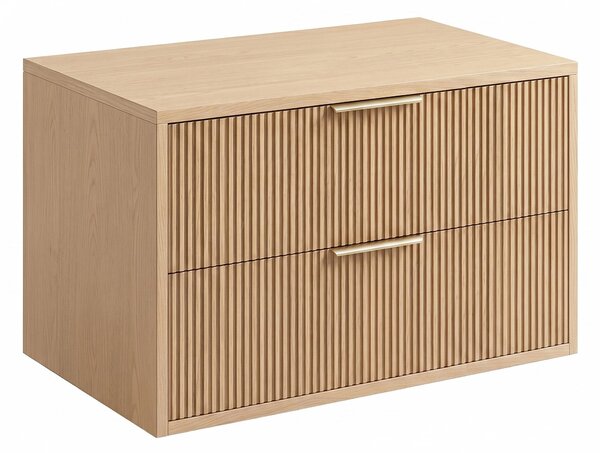 Dulap baie pentru lavoar Rea Mono 80cm Beige