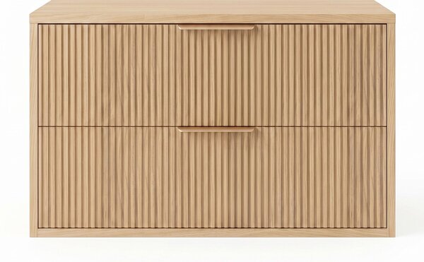Dulap baie pentru lavoar Rea Mono 80cm Beige