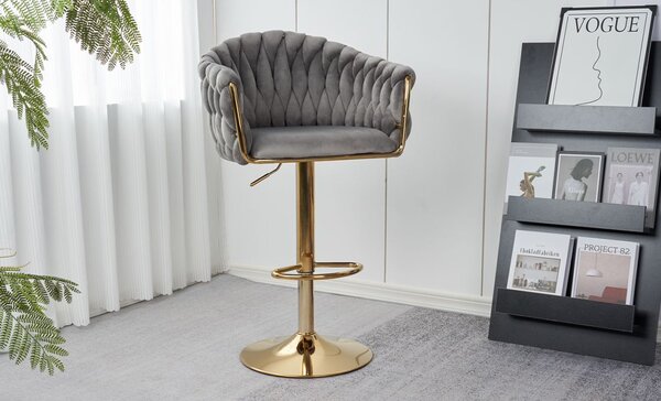Scaun Bar KJC362 Gri