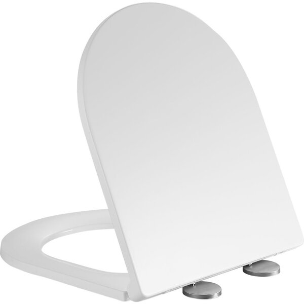 Erga Capac WC Erga, duroplast, Lily, Siena, seria Tina, alb, ERG-V03-ND-SEATSH042-WH