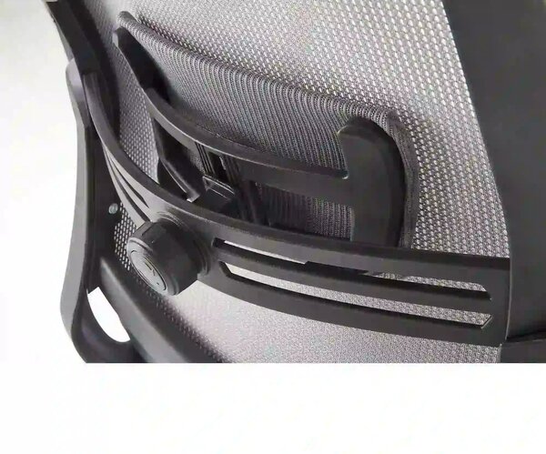 Scaun de birou ARSEN, gri/negru, stofa/plasa, 62x65x113/124 cm