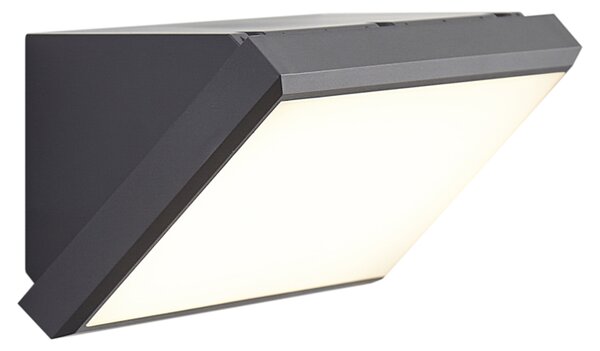 Lampă modernă de perete pentru exterior gri închis, cu LED inclus IP65 - Marek