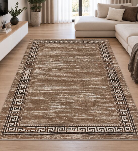 Covor Sufragerie Dormitor, Model Mira 24001 121, Bej 60x110
