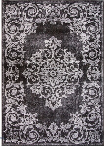 Covor Sufragerie Dormitor, Model Mira 24016 196, Dreptunghiular, Gri 60x110