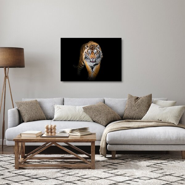 Tablou pe sticlă - Tiger (70x50 cm)