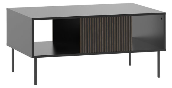 Măsuță de cafea Teseta 101Negru, Nuc, 5x7x10cm, PAL laminat, Unghiular