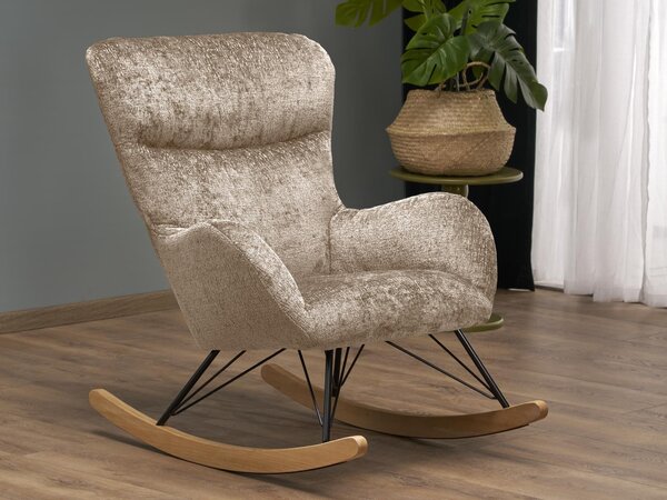 Scaun balansoar Houston 1594, Bej, 92x77x106cm, 18 kg