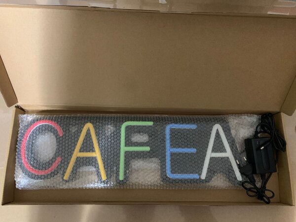 Reclama Luminoasa Neon LED "CAFEA" – Atrage Clientii Instant!