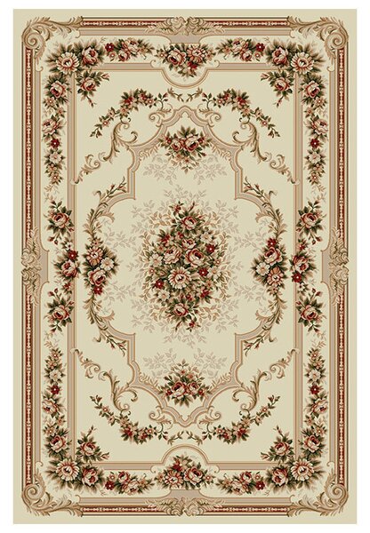 Covor Clasic Lotos Crem, 60x110 cm