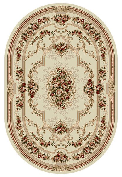 Covor Clasic Lotos Crem, 60x110 cm