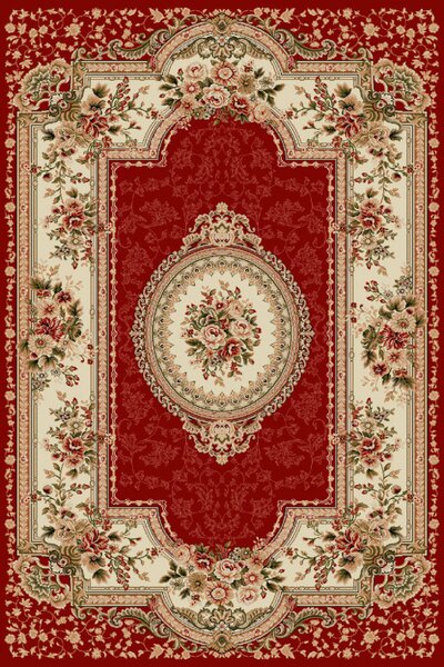 Covor Clasic, Lotos 571, Grena, 80x150 cm, 1800 gr/mp