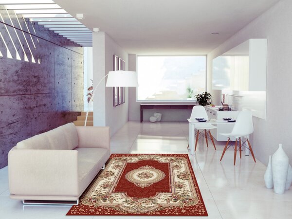 Covor Clasic, Lotos 571, Grena, 60x110 cm, 1800 gr/mp