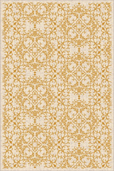 Covor Modern, Iris Element, Auriu, 60x110 cm, 1800 gr/mp