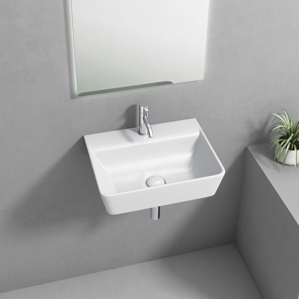Aqualine Lavoar ceramic REEMA, Aqualine, 45x35cm, alb, NP440