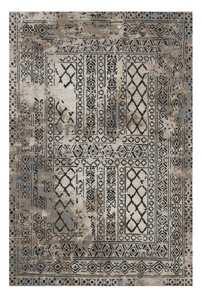 Covor BOHO, Model 36EME, Crem/Gri 120x170 cm, 3210 gr/mp